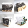 Customized Sticky Memo Pad With Wooden Pallet